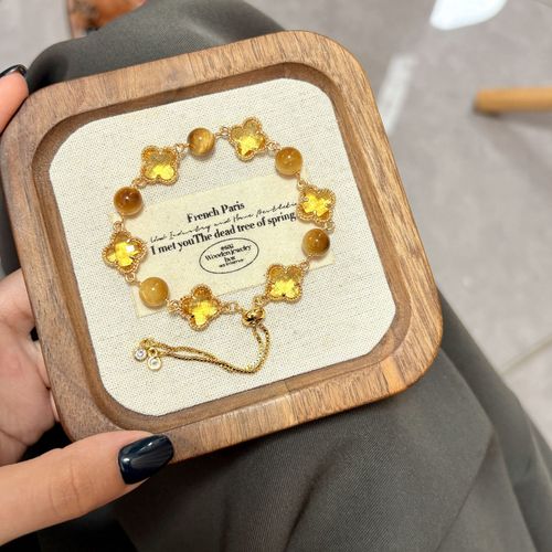 Pulseira de cristal personalizada, trazendo boa sorte, riqueza e amor