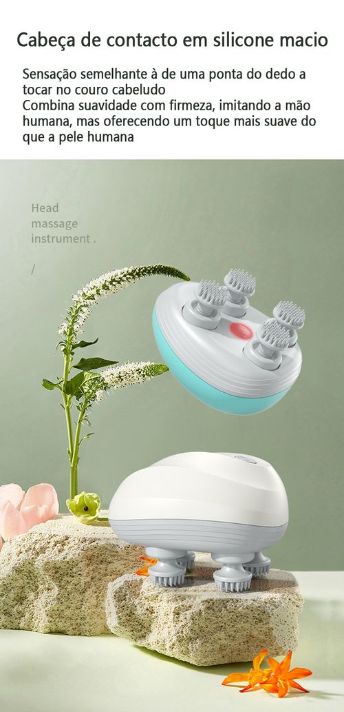 Massageador Elétrico de Cabeça｜Uma massagem para relaxar o corpo inteiro