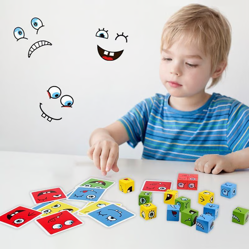 3D Face Changing Jigsaw Puzzle
