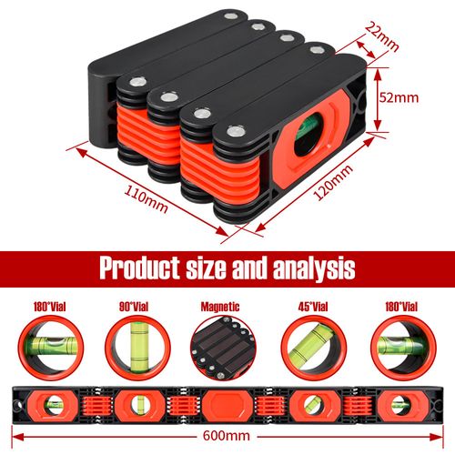 360 Degree Folding Multi-Functional Magnetic Level