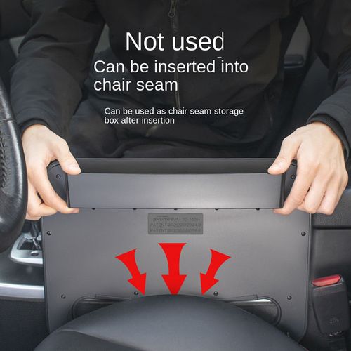 2-in-1 Car Steering Wheel Desk & Seat Gap Organizer Tray