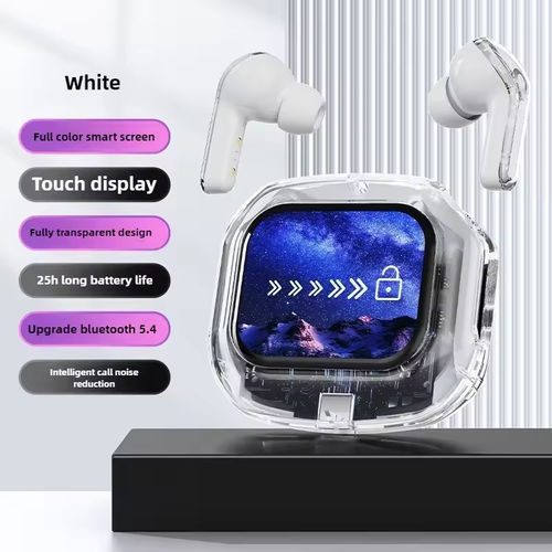 🎧Air Max Bluetooth 5.4 Smart Touch Screen Earphones