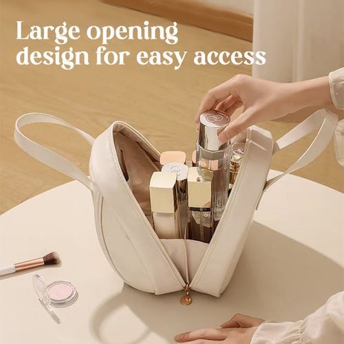 👜 Multi-layered Shell-shaped Cosmetic Bag