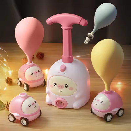 🎁Fun Packed Balloon Car Toy Pump Set