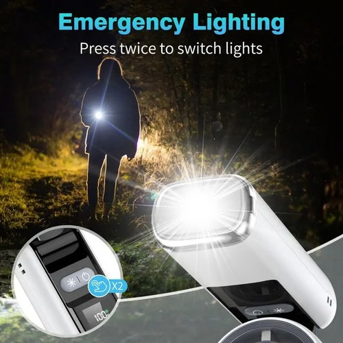 🌞Summer Hot Sale 49% OFF - Multifunction Portable Handheld Turbo Ice-Cooling Fan