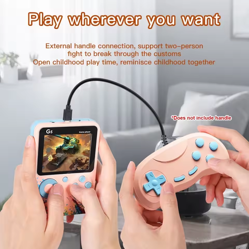 G5 Retro Handheld Game Console with 500 Classic Games 3.0Inch Screen Portable Gamepad