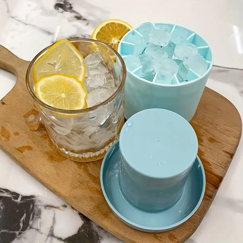 ✨buy 1 get 1 free✨Silicone Cylinder Ice Grid Ice Maker Ice Cube Mold Creativity Mini Ice Bucket