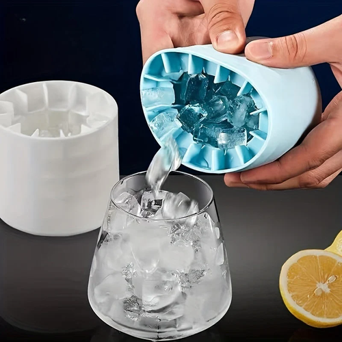 ✨buy 1 get 1 free✨Silicone Cylinder Ice Grid Ice Maker Ice Cube Mold Creativity Mini Ice Bucket
