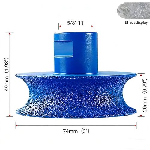 Concave Edge Grinding Wheel for Stone（2PCS：20mm+10mm）
