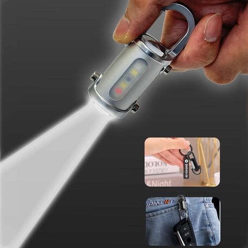 🔥1200LM Super Bright Mini Keychain Flashlight Waterproof