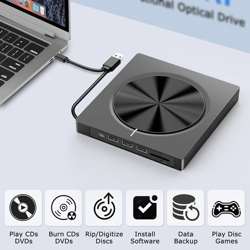 7-in-1 USB CD|DVD Drive
