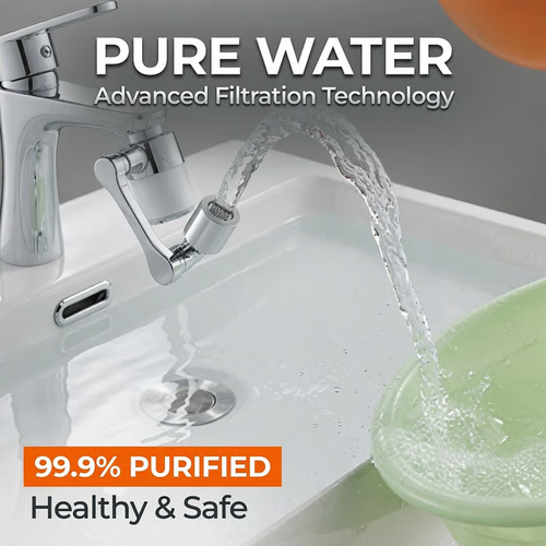 1440° Rotating Faucet Extender Aerator