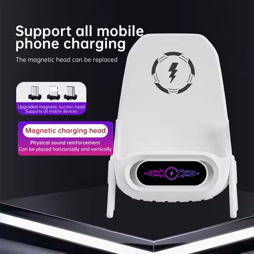 Popular Wireless Charger Portable 15w Output Fast Charging Desk Chair Mobile Cell Phone Desktop Wireless Chargers