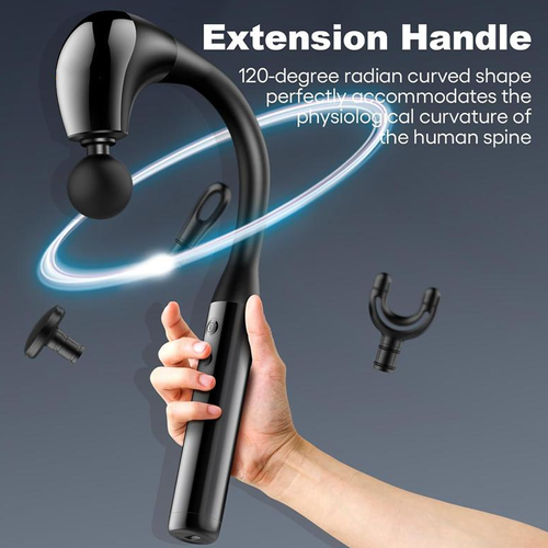 U-shaped extended comfortable massage fascia gun