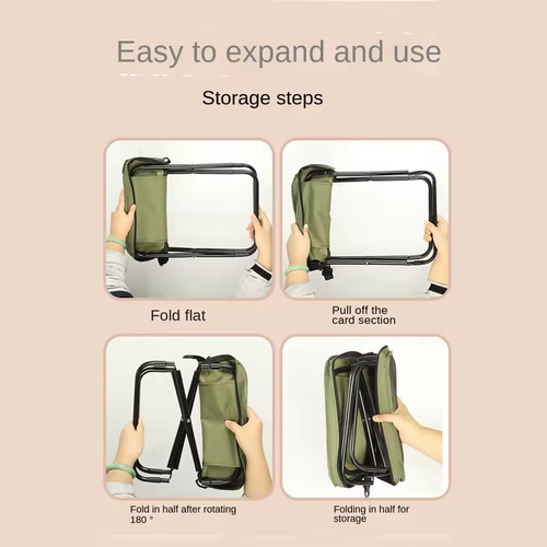 Wear-resistant Folding Backpack Stool