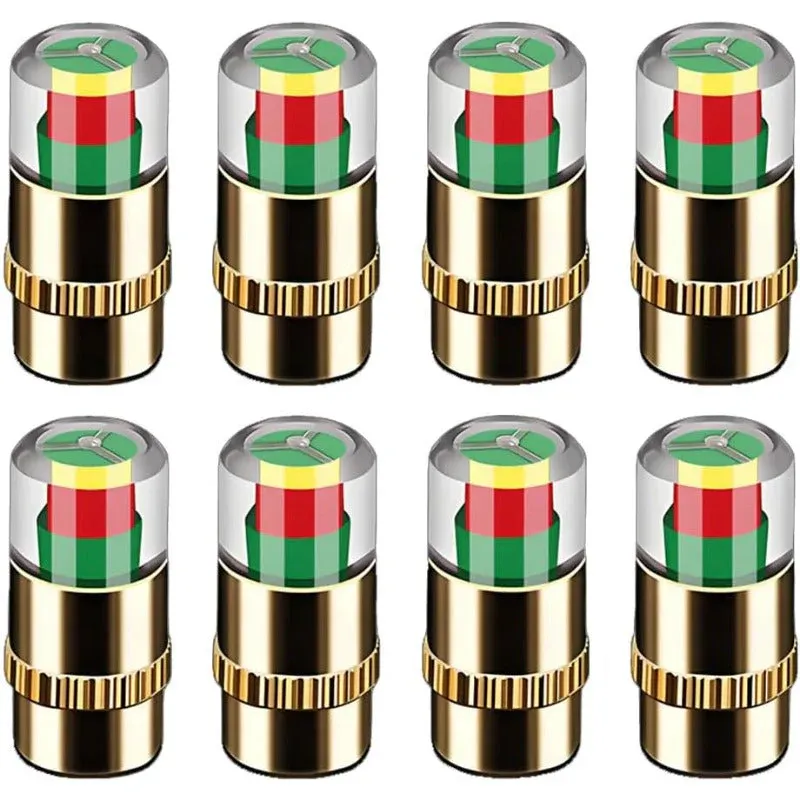 3-Color Tire Pressure Monitor-8pack