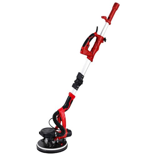 1550W 225mm Foldable Drywall Sander with LED Light Strip and Self-priming Putty Powder for Dust-Free Wall Surfaces