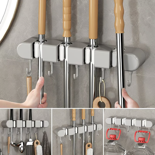 💖 Multifunctional Mop Holder with Hook