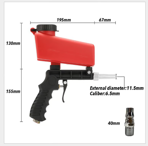 🔥✨Portable Pneumatic Sandblasting Gun