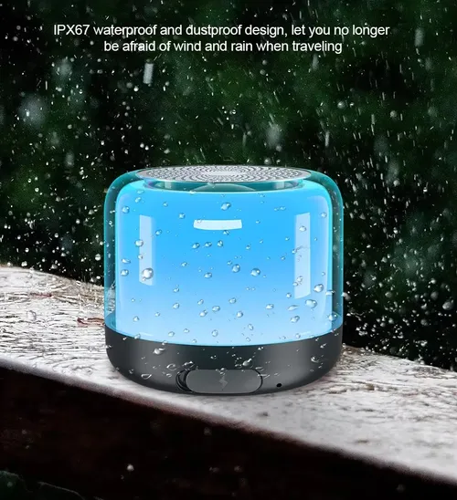 Wireless Bluetooth Speaker Trendy Music Bedside Lamp Dimmable Warm White Light &RGB Color Changing