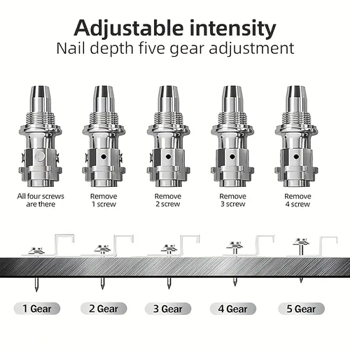 Mini Steel Nail Gun Manual Light High Efficiency Ceiling Decoration Portable Silencer Nail Fixer Guns