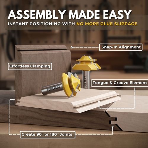 ⏳45° Lock Miter Router Tool