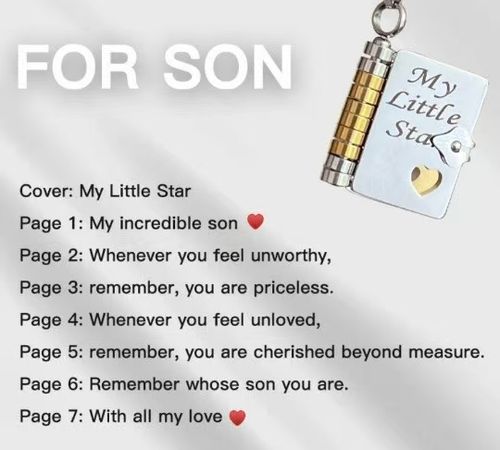 ✨ little star book necklace