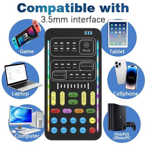 i9 Voice Changer Sound Card
