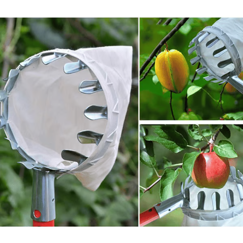 Telescopic pole Fruit Picker Head Basket(Diameter 16CM)