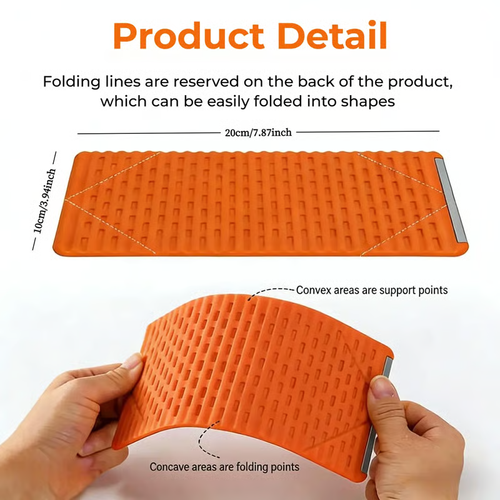 Flexible Silicone Aluminum Phone Stand, Bendable Rollable Foldable Design
