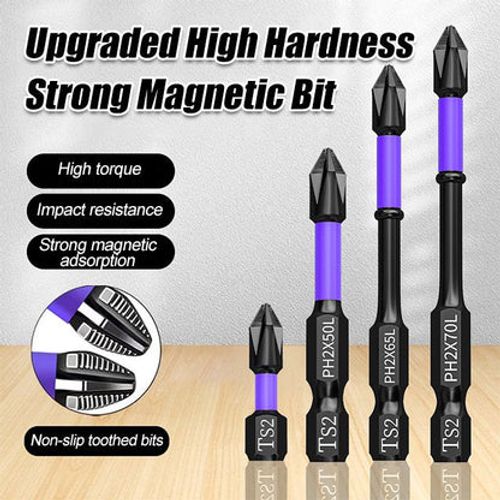 🔥Upgraded High Hardness And Strong Magnetic Bit-6 PCS Set - Free Base