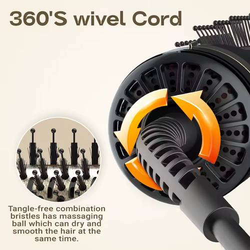 One-Step Hot Air Hair Dryer Brush