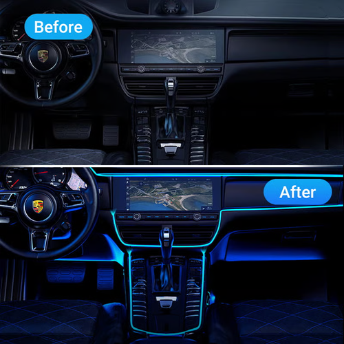 Car multi-colored Ambient Light Cold Light Lamp Strip