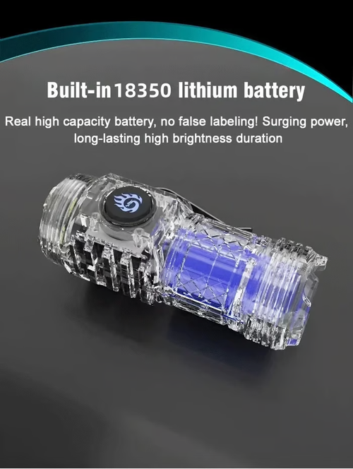 Hot-Selling Three-Eye Little Monster LED Flashlight Super Bright Long-Range Night Riding High Brightness Home Outdoor Use