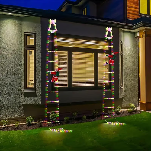 🎄2025 Christmas Sales🎅2025 Christmas Santa Climbing Stairs Light
