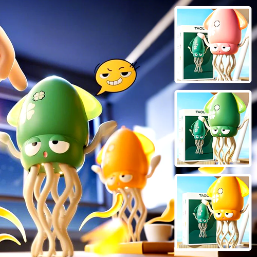Dancing musical octopus toy with lights and sounds