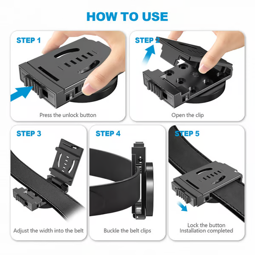 🧲 Heavy Duty Magnetic Tool Belt Clip🔧