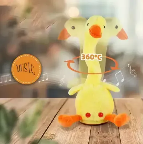 Dancing Duck Electronic Plush Toys Repeat Talking Sing Record Voice usb charge