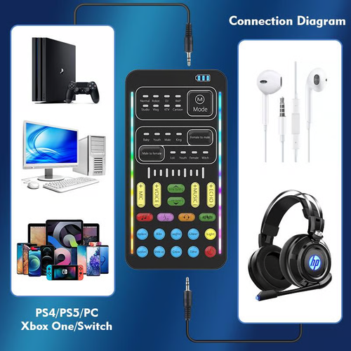 i9 Voice Changer Sound Card