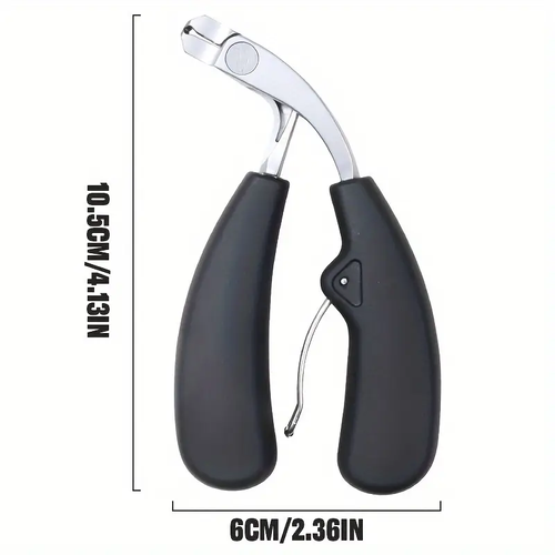 Large Opening Anti-splash Nail Cutter Stainless Steel Curved Trimmer Ergonomic Design