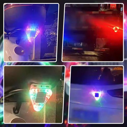 Waterproof Solar-Powered Truck Tail Warning Light