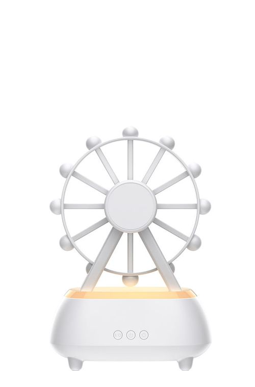 Rotating Ferris Wheel Humidifier, Aromatherapy Diffuser, Mood Light, and Bluetooth Speaker