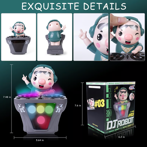 🎁DJ Swinging Piggy Toy