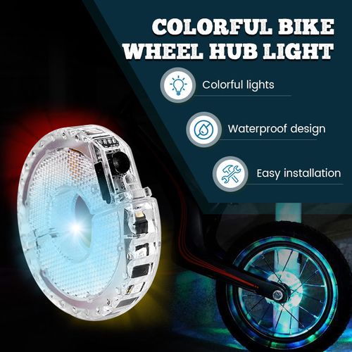 🚴 Colorful bicycle rim lights — For cool nights & more safety 🎉💡