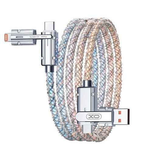 🎁Four-in-One 100W Colorful lights Data Cable