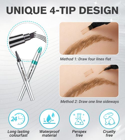 4-in-1 Eyebrow Pencil Waterproof
