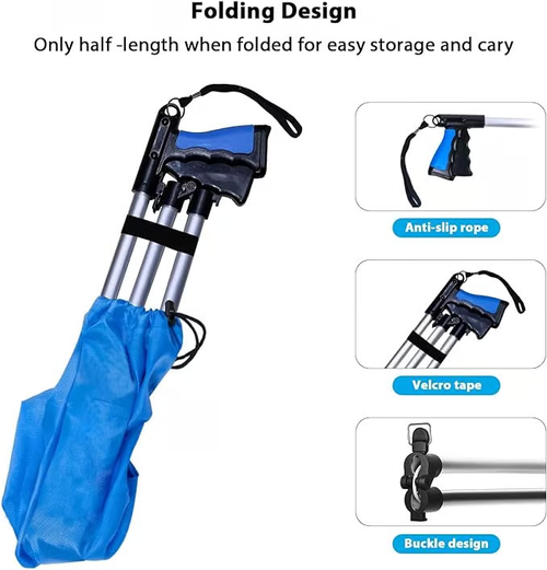 2025 Newly Upgraded Foldable Grabber with 360° Rotating Clip