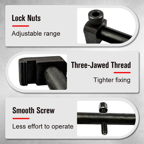 🔧Heavy-Duty Adjustable Crankshaft Pulley Removal Tool｜Universal Automotive Engine Puller ✨