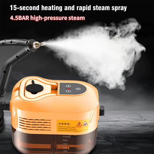 Upgraded 2500W Household High-Pressure Steam Cleaner with Digital Display