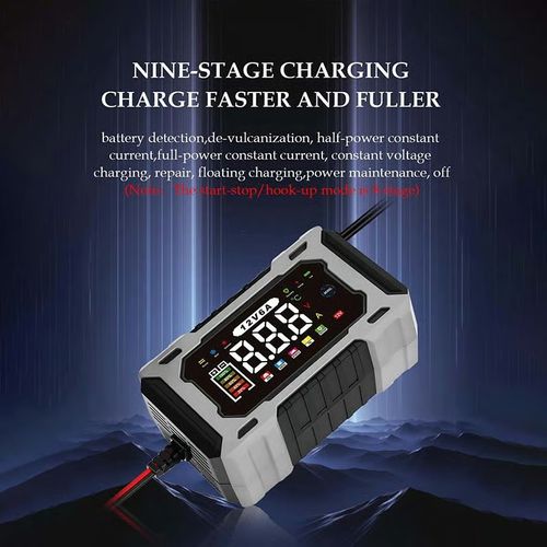 🔌🚗12V 24V Smart Battery Charger, Maintainer & Trickle Charger🔋